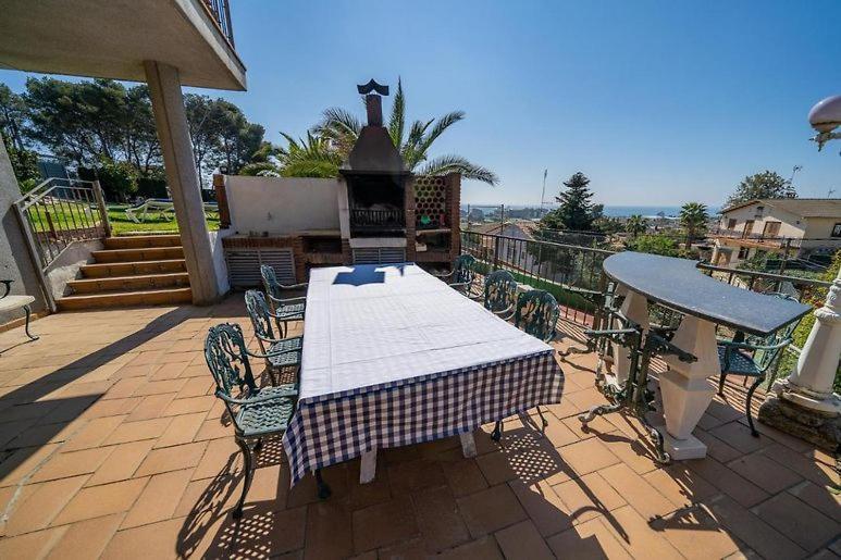 Вилла Preciosa Casa 2000 M2 Piscina Mar Barbacoa Felicidad Санта-Сусанна Экстерьер фото